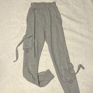 Pretty little thing - cargo sweatpants - grey